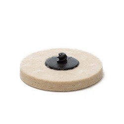 Quick-Lock Felt Buffing Pad / 3" (75 mm) - 3 pk